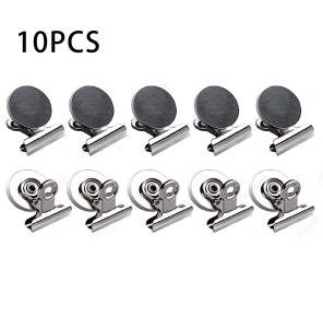 10PCS Magnet Clips 31mm Heavy Duty Strong Fridge Magnets Clips Message Note Holder For Whiteboards Locker