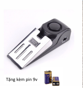 Thiết bị cảm biến báo động chống trộm chặn ở chân cửa ra vào Chốt chặn cửa thông minh