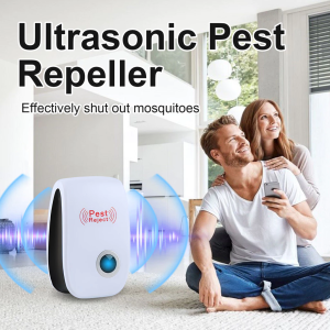Household Electronic Ultrasonic Pest Repeller Cockroach Mosquito Repellent Insect Control 2 Pin Plug