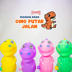 Mainan Anak Dino Putar Berjalan / mainan anak Dino Loncat T015 murah lucu/ mainan anak dino kucian putar jalan loncat