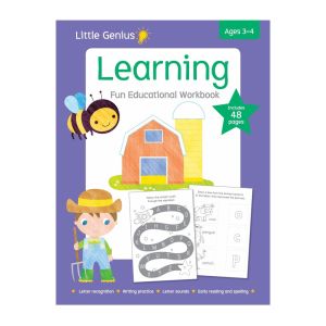Little Genius ABC Fun Educational Workbook For Kids to Learn The Alphabet & Letters