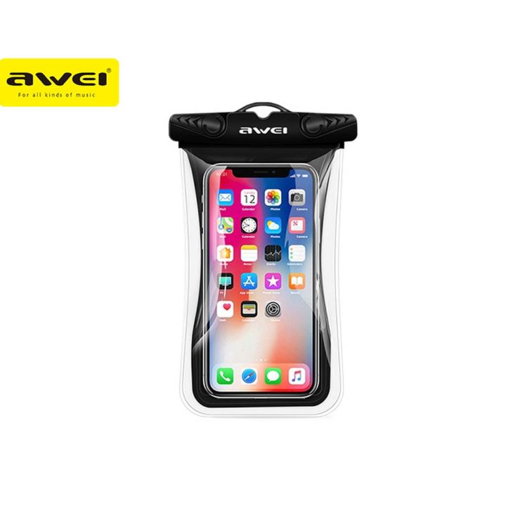 Awei X34 Buoyancy Mobile Phone Waterproof Pouch Phone Case For