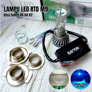 Lampu Utama M8C H6 RTD 35 WATT Original RTD rayton Lampu Depan Soket H6 H4 H7 Motor Mobil Universal