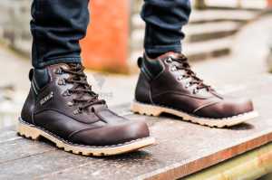 Sepatu casual Pria Kulit Safety Skienz Lobster