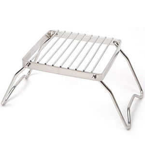 Barbecue Rack Gas Burner Stove Rack Outdoor Camping Portable Folding Burner Stove Stand Bracket