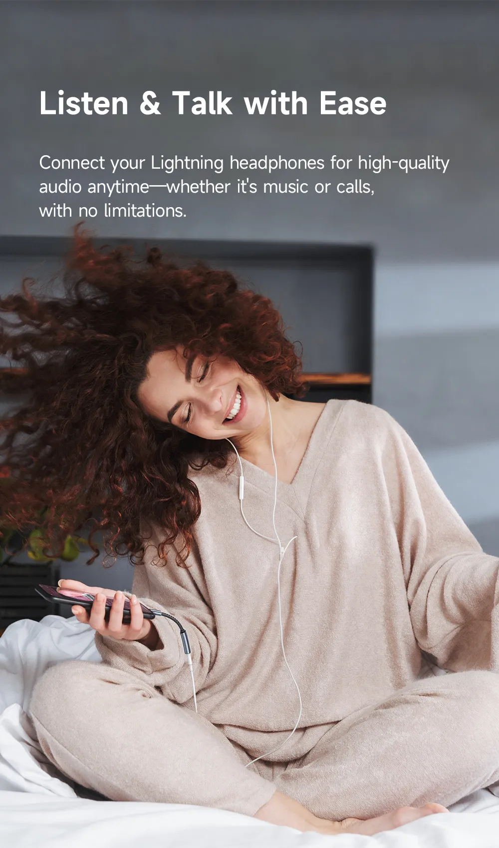 Tính năng sạc, dữ liệu và âm thanh trên bộ chuyển Mcdodo CA-4870 - chube.vn