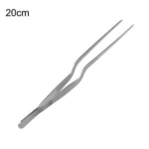 1PC Plating Chef Food Tweezer BBQ Clip Barbecue Tongs Serving Presentation Stainless Steel Kitchen Tool