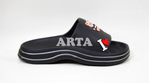 Sandal Wanita Fuji Baim Warna Lembut Berkualitas Sandal Peninggi Badan Anti Slip Motif LOVE