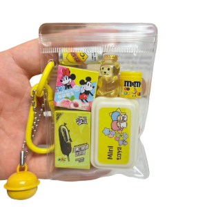 Dễ Thương Thu Nhỏ Xoắn Trứng Charm Gắn Túi Móc Chìa Khóa Ngẫu Nhiên Hộp Bí Ẩn Mặt dây chuyền nhựa thông Cho Ba Lô Điện Thoại Decors Quà Tặng