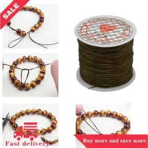 [COD] 50M Strong Stretch Elastic Cord Wire rope Bracelet Necklace String Bead 0.5mm
