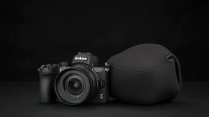 JJC Mirrorless Camera Bag Case Neoprene Camera Pouch Protection Cover for Nikon Zfc Z50 Fujifilm X-S10 with 16-50mm 15-45mm Lens2026