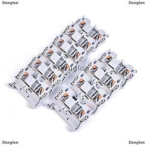 [COD] Donglon Noneath Shyli 10Pcs Din Rail บล็อกเทอร์มินัล PT-2.5 Push In ฤดูใบไม้ผลิสกรู