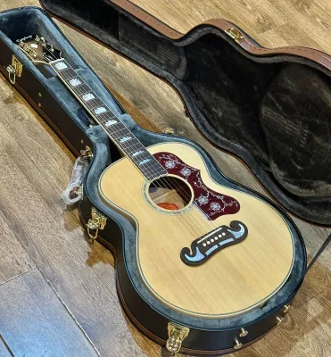 Fuda Musical Instrument Store Epiphone J-200 Parlor Custom Full Single Box Folk Acoustic Guitar