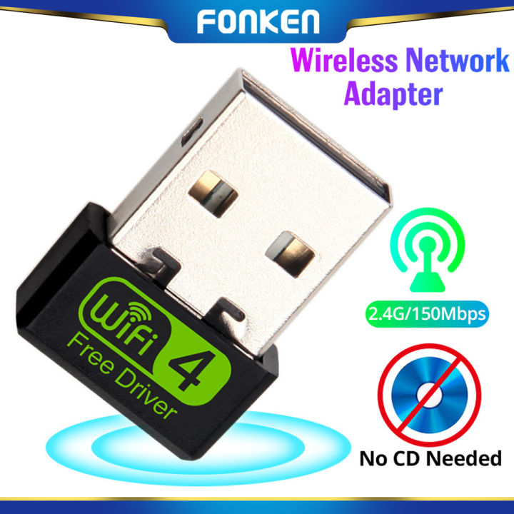 Mini USB WiFi Adapter 150Mbps Wi-Fi Adapter For PC USB Ethernet WiFi Dongle  2.4G