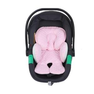Breathable Car Seat Insert Mat 3D Textured Dotted Backing with Detachable Headrest For Infant Travel Accessories