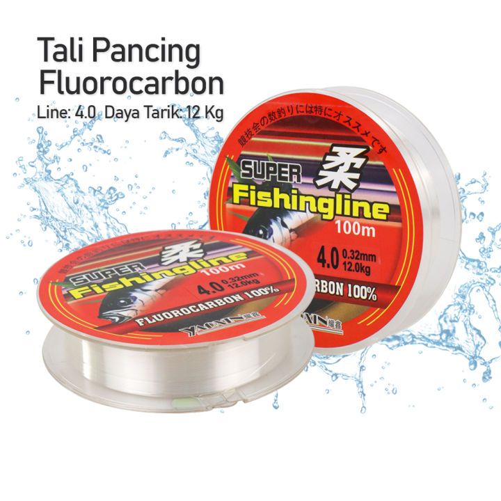 Promo Yaoxin Super Fishingline Senar Tali Pancing Fluorocarbon