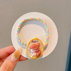 Princess Rubber Band Cute Cartoon Hair Ties Kid Getah Ikat Rambut High Elastic Hair Accessories卡通公主帮发圈皮筋发绳