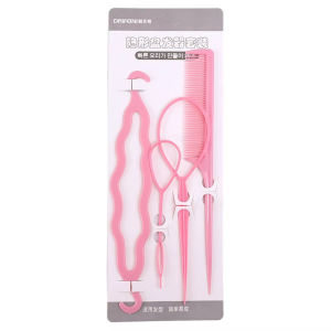 Hair Styling Tool 4Pcs/Pack DIY Braid Tool Loop For Women Magic Hair Braiding Accessories