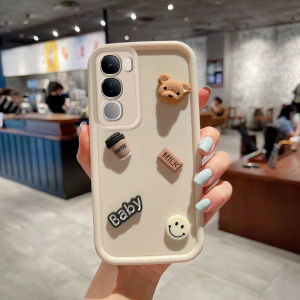 Phone Casing for Vivo Y31s 5g Y31 5G Y21d Y04s New 2026 Cute Bear Coffee Design Shockproof Silicone Soft Case for Vivo Y21d Y31 5G Y31s 5G Pretty Phone Cover