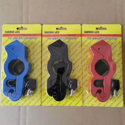 Universal Motorcycle Handlebar Lock-(random color)
