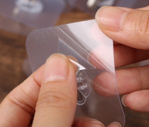 Transparent color clean hooks Strong Sticky Wall Hanging Nail-free Hook Kitchen Bathroom Seamless hook Magic strong sticky hook no trace home