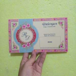 print UNDANGAN NIKAH ERBA 88202 (isi 50 lembar) PERNIKAHAN SUNAT SUNATAN KHITAN KHITANAN FREE PLASTIK FOTO DESIGN