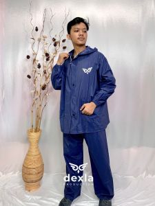SETELAN JAS HUJAN CELANA DAN SETELAN JAS HUJAN ROK by DEXLA
