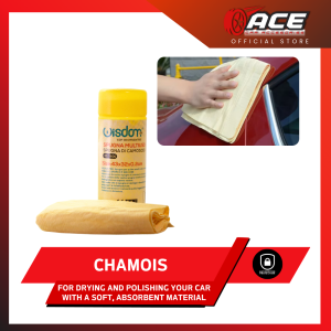 Wisdom High-Quality Synthetic Chamois Cleaning Cloth - Thick Yellow Fast Drying Strong Water Absorption Durable Wash Towel