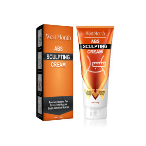 West&Month Muscle Sculpting Cream Mens Abdominal Muscle Line Fitness Body Sculpting Tightening Fat Reduction Massage Cream
