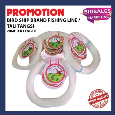 20 METER BIGSALES NO : 5 - 400 PFN White Nylon Monofilament Fishing Line / Tali Tangsi Pancing