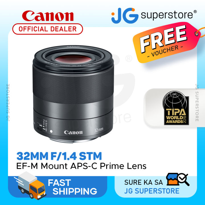 Canon EF-Ｍ 32mm f1.4 STM Canon Ef-M 32Mm F / 1.4 Stm Lente, 2439C002 Preto | Amazon
