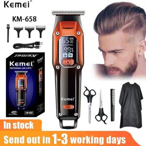 KEMEI Wholesale Rechargeable Hair Trimmer Kemei km-658 Machine Hair Cut Razor MenS Hair Clippers