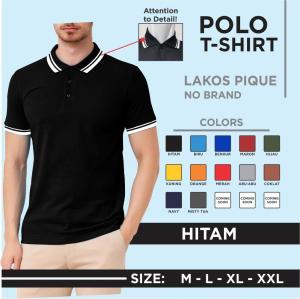 Son Clothing - Kaos polo shirt polos Merah kerah stripe lengan pendek | kaos kerah pria polo shirt