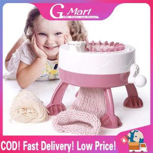 👍 【Local Warehouse】22 Needle DIY Handmade Threader Wool Needle Hat Socks home Knitting Machine Adult Children Scarf Sewing Wool Loom Knitting Tool XMB-Knitting-Machine