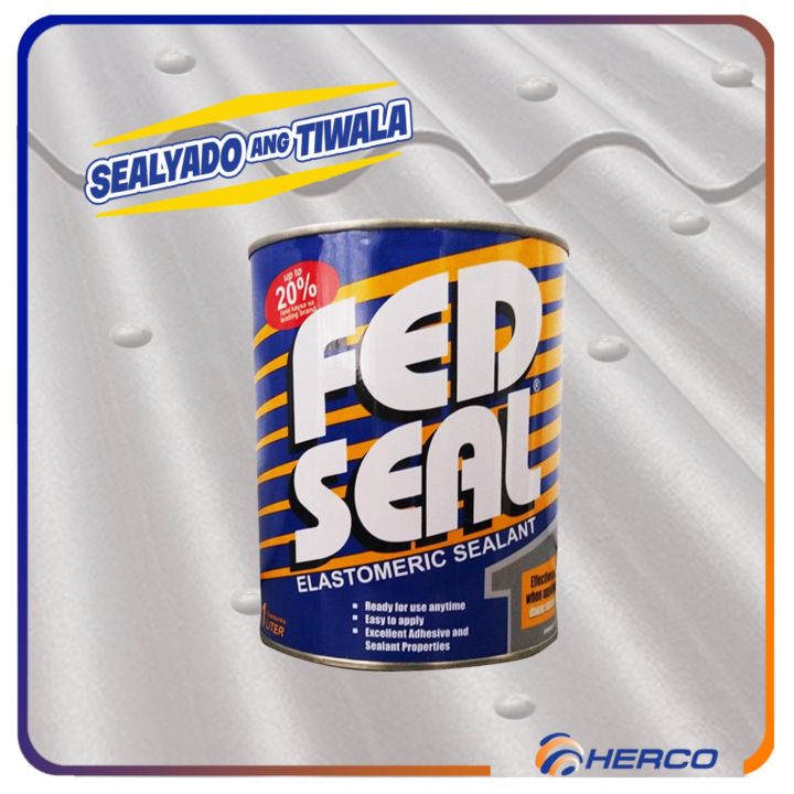 FEDSEAL 1 Liter Elastomeric Sealant Lazada PH