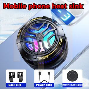 Strong magnetic adsorption Lightweight Digital display Wireless Phone cooler for gaming Cooler fan for phone USB phone cooling fan Mobile phone cooler Phone cooler  USB phone cooling fan