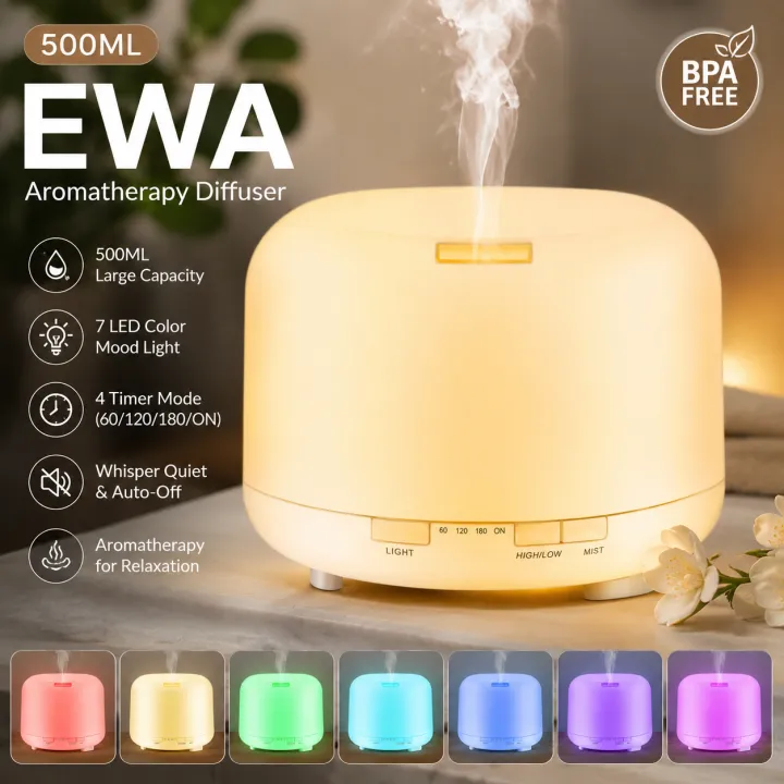 500ML%207%20LED%20Humidifier%20with%20Essential%20oil%20Ultrasonic%20Aromatherapy%20Essential%20Oil%20Diffuser%20AIr%20Purify%20-%20Image%202