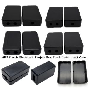 NUBE ABS Plastic Project Enclosure Boxes 9 Styles Waterproof Storage Case Black Housing Instrument Case Electronic Supplies