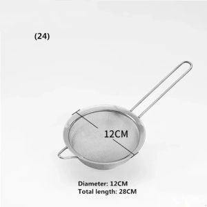 xpkQ 304 stainless steel colander Spicy Hot Pot filter screen boiled noodle soup powder fence hot vegetable basket big strainer 7P3H9