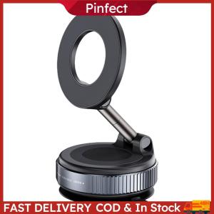 Magnetic Vacuum Suction Cup Car Phone Stand Folding Mobile Phone Stand Universal GPS Navigation Stand for Car Gym Mirror Shower
