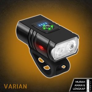 Lampu LED Sepeda Depan Super Terang Senter 800Lumens Bike Light 1000mAh Waterproof USB Charge