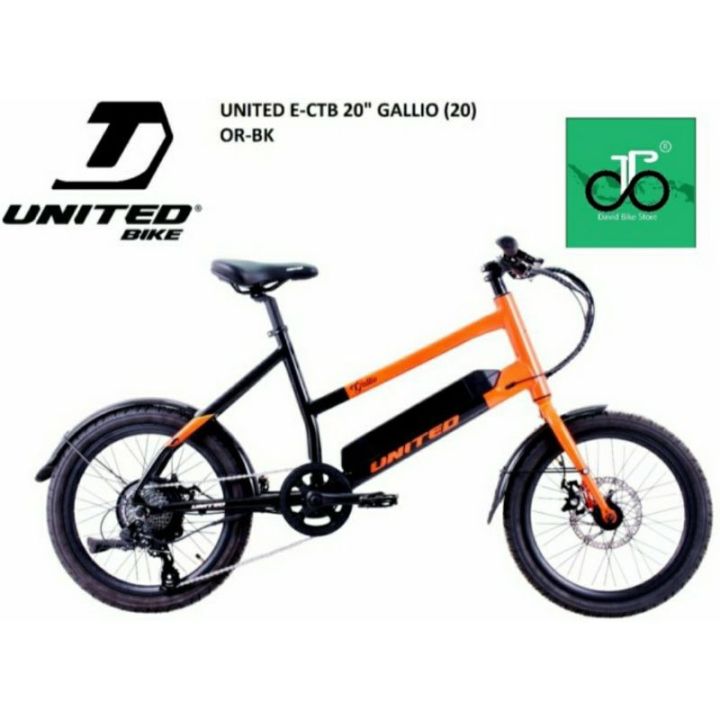 Mini Velo EBIKE United Gallio TERBARU Lazada Indonesia