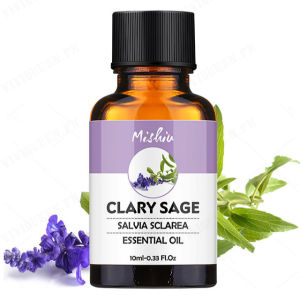 vivi lifestyle 1/2PCS Clary sage essential oil Natural Herbal essence Massage Oil 10ml