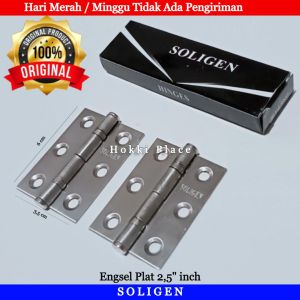 ENGSEL PLAT SOLIGEN 2" 25" & 3" INCH ENGSEL PINTU LEMARI JENDELA