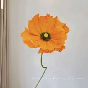 BESTOURO Paper Simulate Giant Flower giant Simulated Large Artificial Flower  60cm Flower Photography Props Outdoor