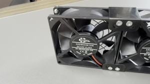 4-Pack 80mm X 25mm High-Speed Cooling Fans with Speed Controller – 4200RPM 43.3CFM for Server/PC/Amplifier/GPU Rig/Cabinets