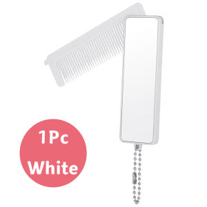 1Pc Folding Travel Hair Brush for Purse - Small Travel Brush with Mirror and Flexible Nylon Bristles Set of Lightweight Purse Brushes for Women - Small Hairbrush for Purse