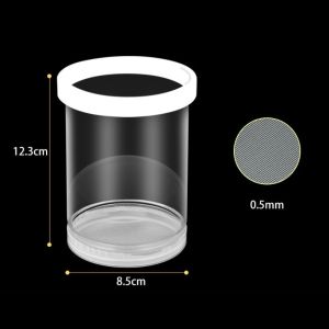 BCOO6 Shrimp Guppy Floating Hatching Box Plastic Mesh Transparent Fish Tank Incubator Detachable Floating Fish Breeding Isolation Box for Fish Tank