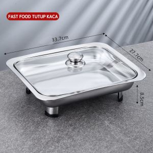 Ball Soup Warmer Bulat Baskom Tempat Sayur Soup Prasmanan Saji Stainless Wadah Makanan Fastfood