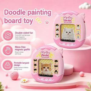DIVATEN Double Sided ic Drawing Board Attached Stylus Hairstyle Design ic Bead Board ic Bead Grid ic Doodle Board Creative Play for Kids